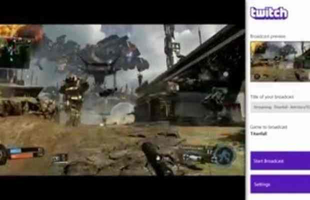Twitch live broadcasting support coming to Xbox One on Titanfall launch day