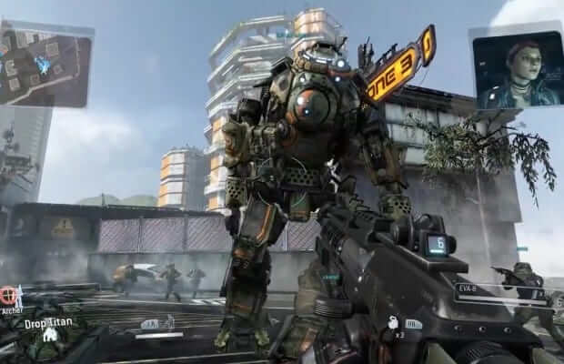Titanfall can have almost 50 combatants in each game, including AI, players, and Titans