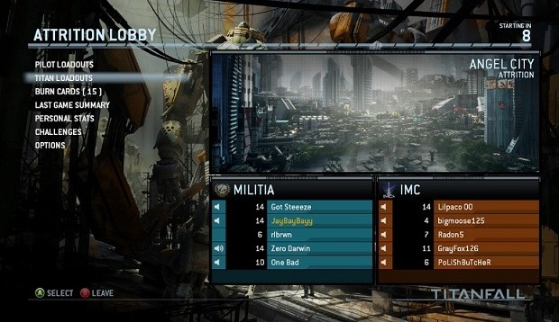 Respawn updates Titanfall matchmaking system to better match players based on skill